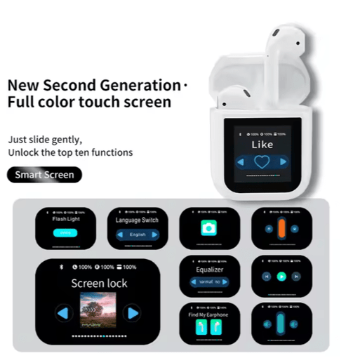 Smart LED Display Earbuds ๐ง๐